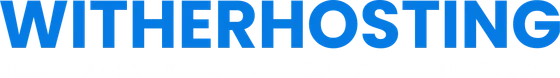 WitherHosting wordmark — for dark backgrounds
