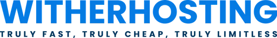 WitherHosting wordmark — for light backgrounds